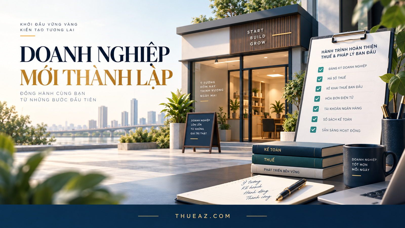 Bảng kiểm tổ chức công việc thuế cho doanh nghiệp mới thành lập