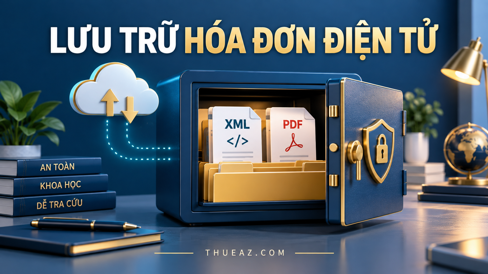 Lưu trữ hóa đơn điện tử: tổ chức tệp XML, PDF và sao lưu – THUEAZ.COM